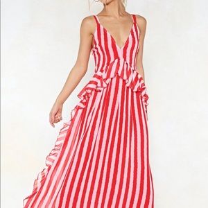 Striped Cami Maxi Dress